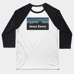 Jesus Saves Baseball T-Shirt